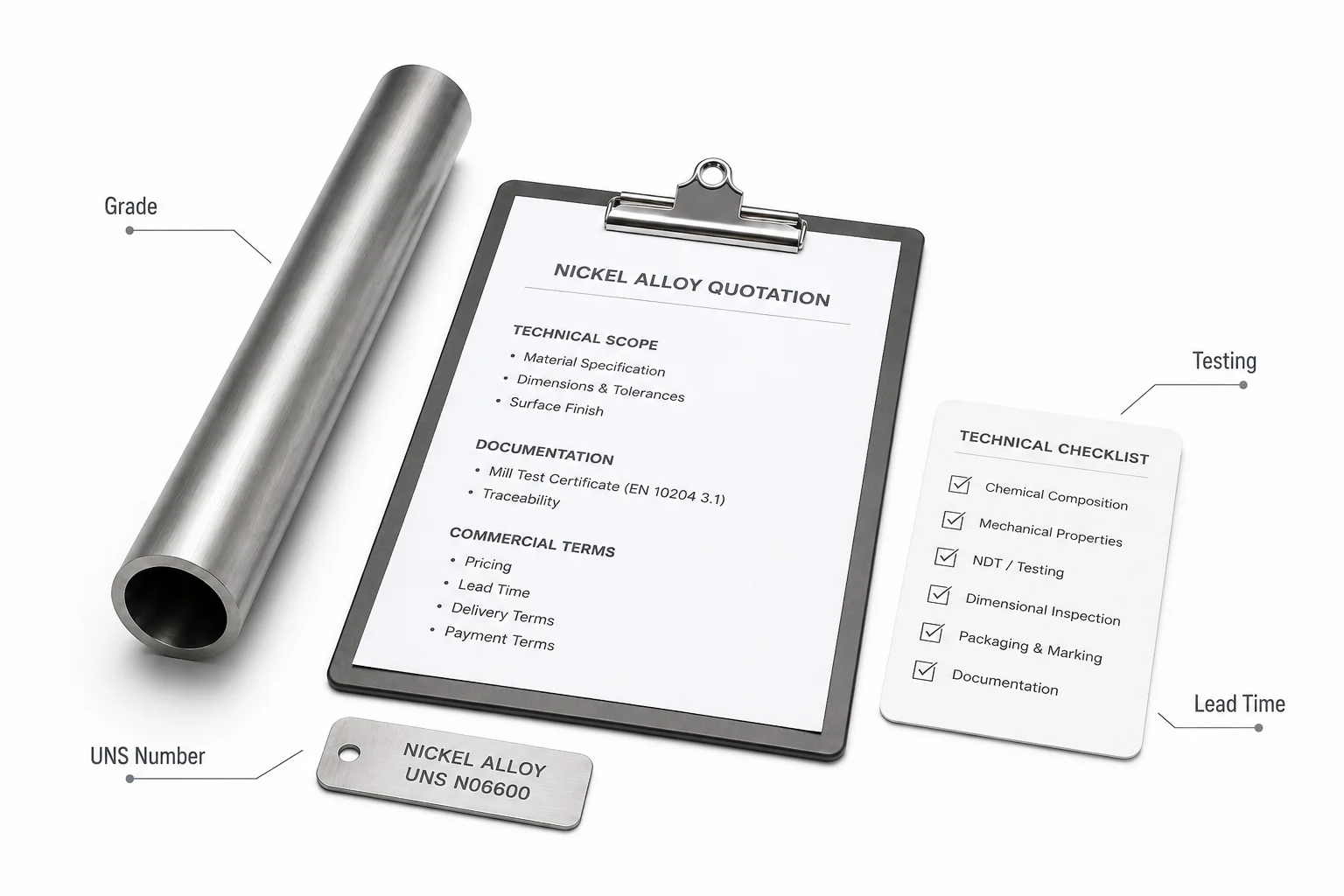 Comparing Nickel Alloy Quotations